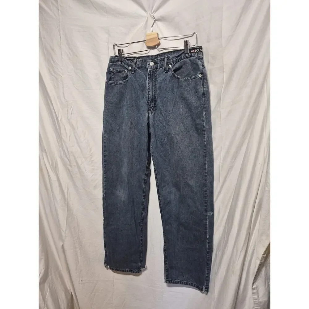 Polo Jeans Company Men’s Blue Denim Size 32/32 Jeans Straight Classic Fit